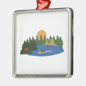 Lake House Metalen Ornament (Links)