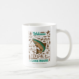 Lake House Pattern Koffiemok