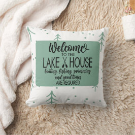 Lake House thema Kussen