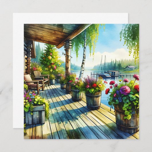 Lake House Uitzicht | Dekdek over de baai kijken (Voorkant / Achterkant)