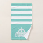 Lake House Vacances Nom de famille (Serviette à main)