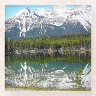 Lake in Banff, Alberta, Canada Glazen Onderzetter