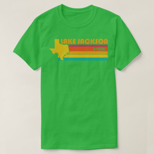 Lake Jackson overspannen souvenir T-shirt (Design voorkant)