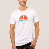 Lake James Mannen Serene Summers T-shirt (Voorkant)