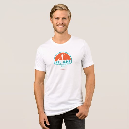 Lake James Mannen Serene Summers T-shirt (Voorkant volledig)
