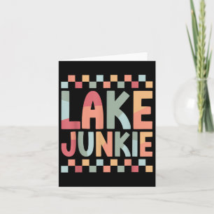 Lake Junkie varen vakantie kunst voor mannen vrouw Kaart
