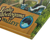 Lake Kabetogama Walleye Cutting Board Snijplank (Hoek)