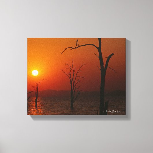 Lake Kariba Canvas Afdruk (Voorkant)