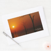 Lake Kariba Rechthoekige Sticker (Envelop)