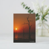 Lake Kariba Sunset Briefkaart (Staand voorkant)