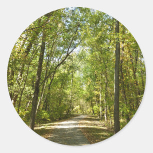 Lake Kittamaquandi Trail in Columbia Maryland Ronde Sticker