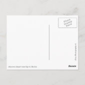 Lake landschap met vulkaan in de buurt van Uyuni, Briefkaart (Achterkant)