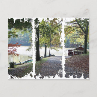Lake Lanier 3 Box Briefkaart van Angela Clay