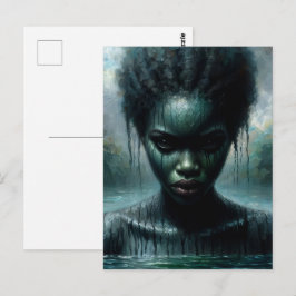 Lake Lanier Afro-Amerikaanse Water Spirit Briefkaart