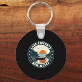 Lake Lefferts New Jersey Sunset T Shirt Sleutelhanger (Voorkant)