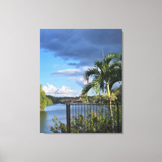 Lake Life Canvasprint op Spankanvas Canvas Afdruk