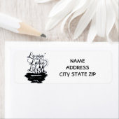 **LAKE LIFE** ÉTIQUETTE D'ADRESSE DE RETOUR POUR P (En situation)