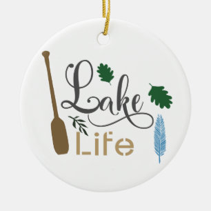 Lake Life Keramisch Ornament