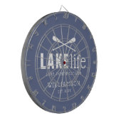 Lake Life Paddles, gepersonaliseerd Dartbord (Voorkant Links)