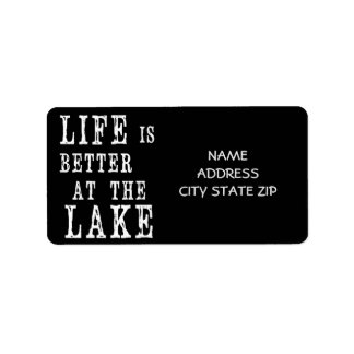 **LAKE LIFE** TERUGDRUK ETIKET VISSERS