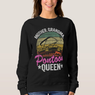 Lake Life Women Moeder Grandma Pontoon Queen 6 Trui