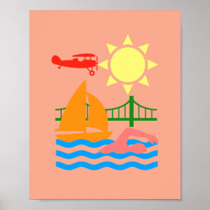 Lake Lifestyle Poster