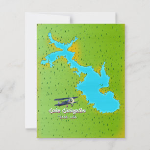 Lake livingston Texas map