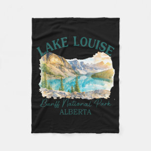 Lake Louise Alberta Banff Nationaal Park Canada Fleece Deken