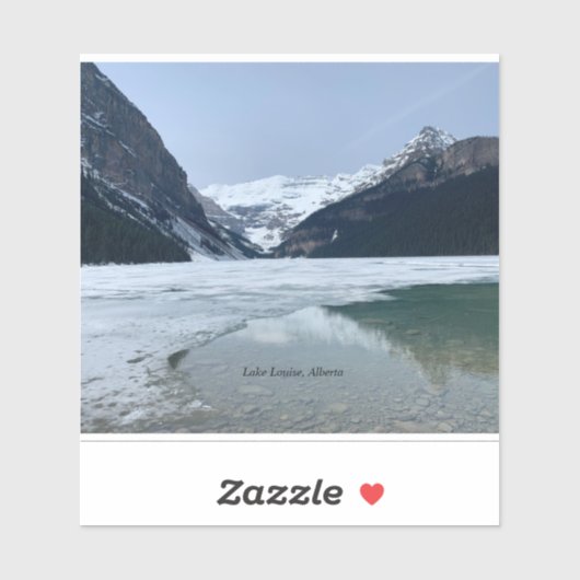 Lake Louise, Alberta Canadese Rockies Sticker (Vel)
