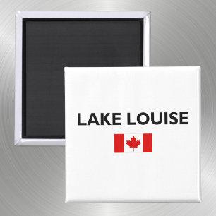 Lake Louise Canada Canadian Flag Light-Color Magneet