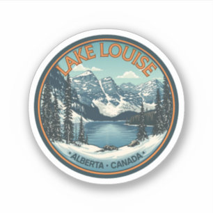 Lake Louise Canada Reis Cadeau Banff Nationaal Par Sticker