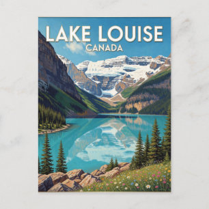 Lake Louise Canada Rots bergzicht Briefkaart