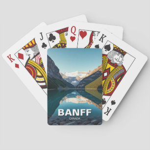 Lake Louise in Banff National Park Canada Pokerkaarten
