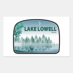 Lake Lowell Idaho Deer Rechthoekige Sticker