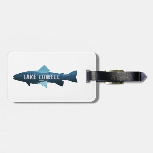 Lake Lowell Idaho Fish Bagagelabel (Achterkant horizontaal)