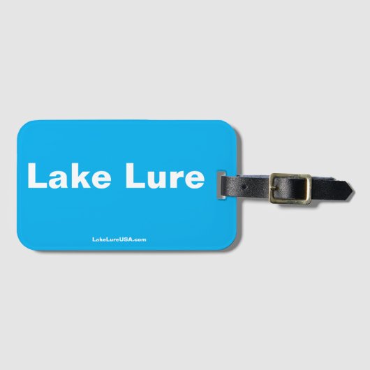 Lake Lure Azure Bagagelabel (Voorkant (horizontaal))