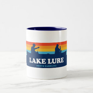 Lake Lure North Carolina Kano Tweekleurige Koffiemok
