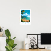 Lake Malawi Afrika Europa Reisprint Poster (Thuiskantoor)