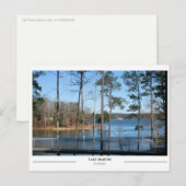 Lake Martin Alabama Briefkaart (Voorkant / Achterkant)