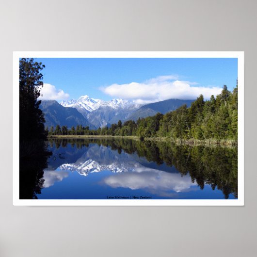 Lake Matheson Poster (Voorkant)