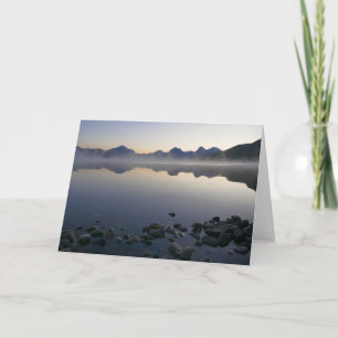 Lake McDonald bij zonsopkomst II Kaart