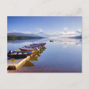 Lake McDonald, Glacier National Park, Montana, Briefkaart