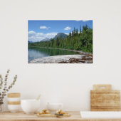 Lake McDonald Glacier Park Poster (Keuken)