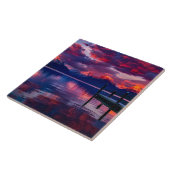 Lake Mcdonald Landscape Montana Tegeltje (Zijkant)