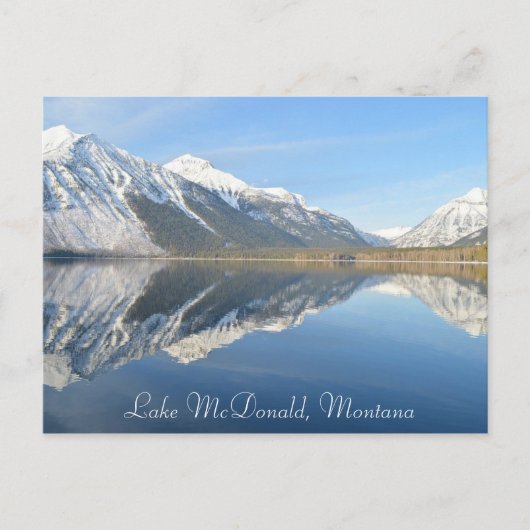 Lake McDonald, Montana Briefkaart Keepomwille (Voorkant)