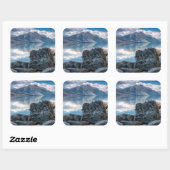 Lake McDonald Vierkante Sticker (Vel)