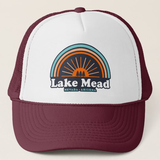 Lake Mead Nevada Arizona Rainbow Trucker Pet (Voorkant)