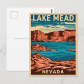 Lake Mead Nevada, Briefkaart (Voorkant / Achterkant)