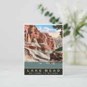 Lake Mead, Nevada, Reizen Briefkaart (Staand voorkant)