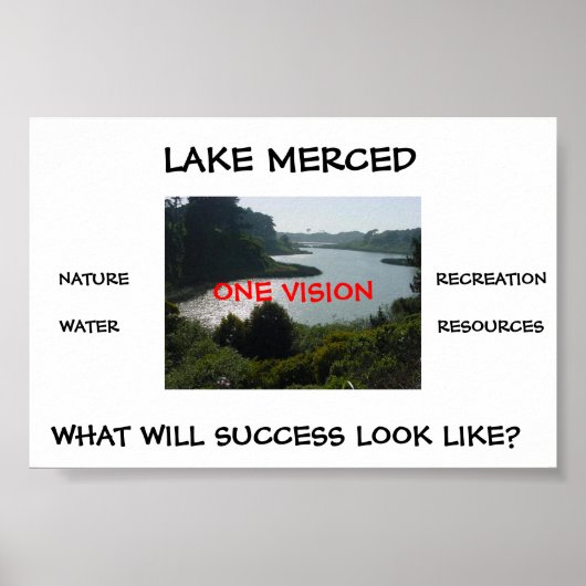 LAKE MERCED POSTER (Voorkant)